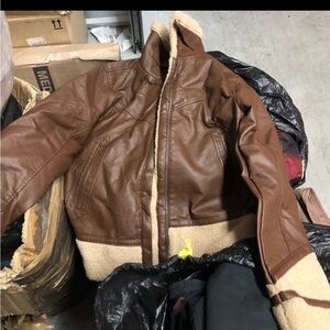 UNIVERSAL THREAD WOOL/LEATHER JACKET